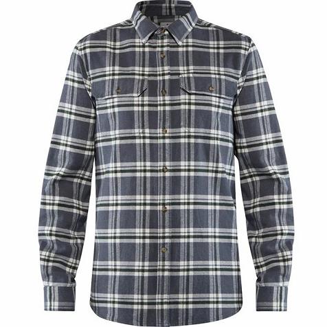 Fjallraven Men Övik Shirts Navy PH330776 Philippines